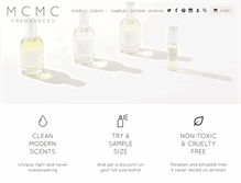 Tablet Screenshot of mcmcfragrances.com